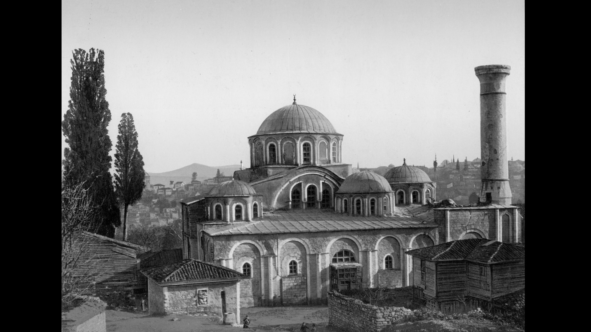 Kariye Mosque Exterior, Istanbul 1890 - Library of Congress Archive