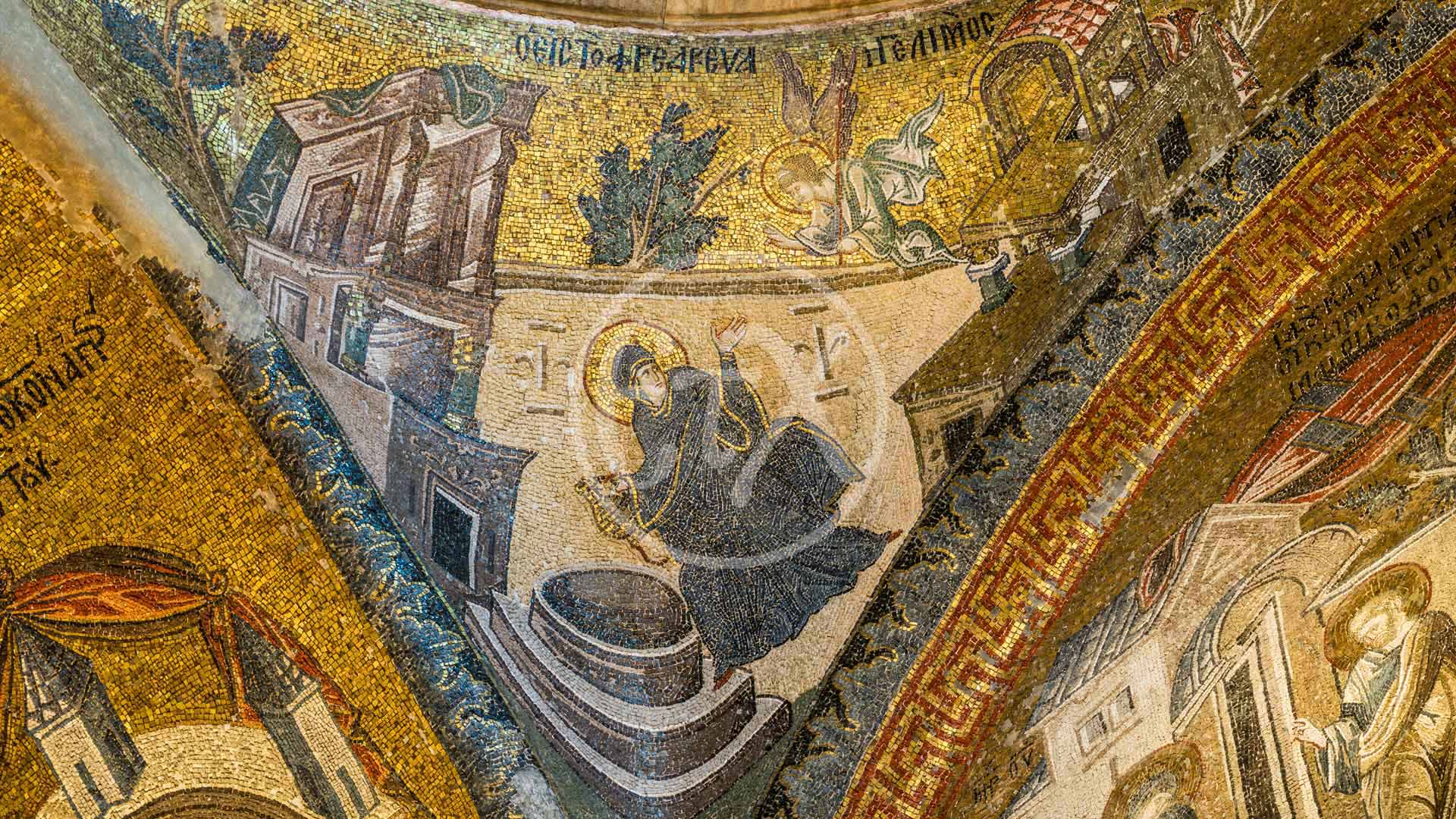 Chora Church, Annunciation to the Virgin - Εκκλησία της Χώρας, Ο Ευαγγελισμός της Θεοτόκου