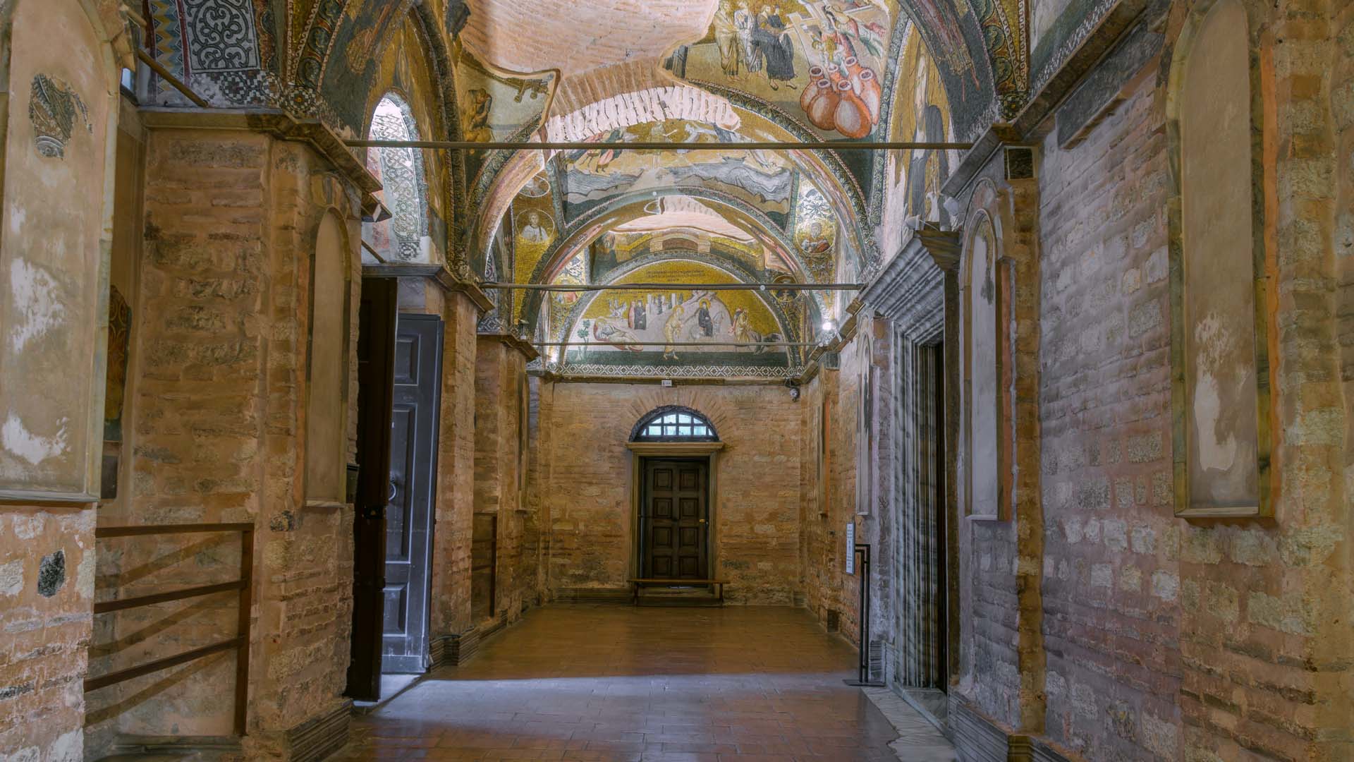 The Outer Narthex: Architectural Perspective Chora Church - Εκκλησία της Χώρας, Εξωνάρθηκας